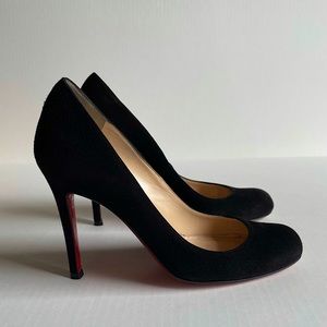 Christian Louboutin Simple Pump 100 Suede